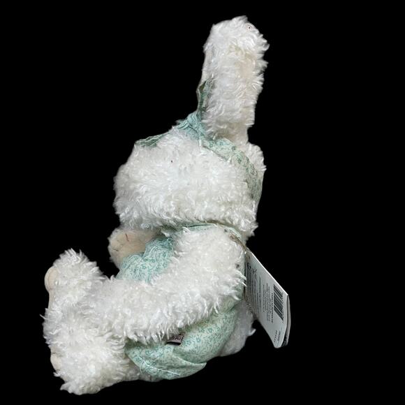 Boyds Bears Plush Juniper Bunnyhug White Rabbit TAGS #916501 Stuffed Animal Toy - Picture 3 of 16